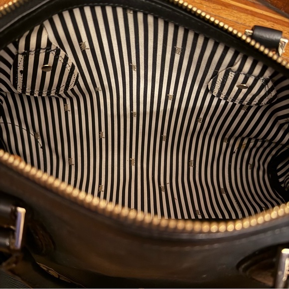 L.A.M.B. Gwen Stefani Lamb Graphic Satchel Handbag Black Y2K - Picture 10 of 17